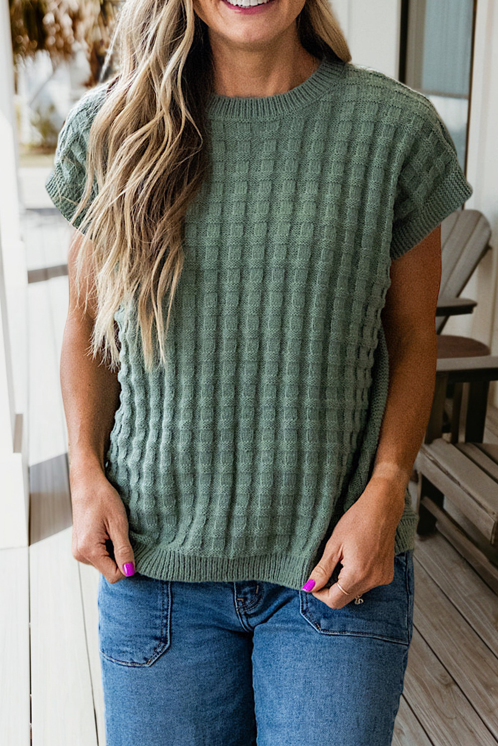 The Textured Essential Sweater
