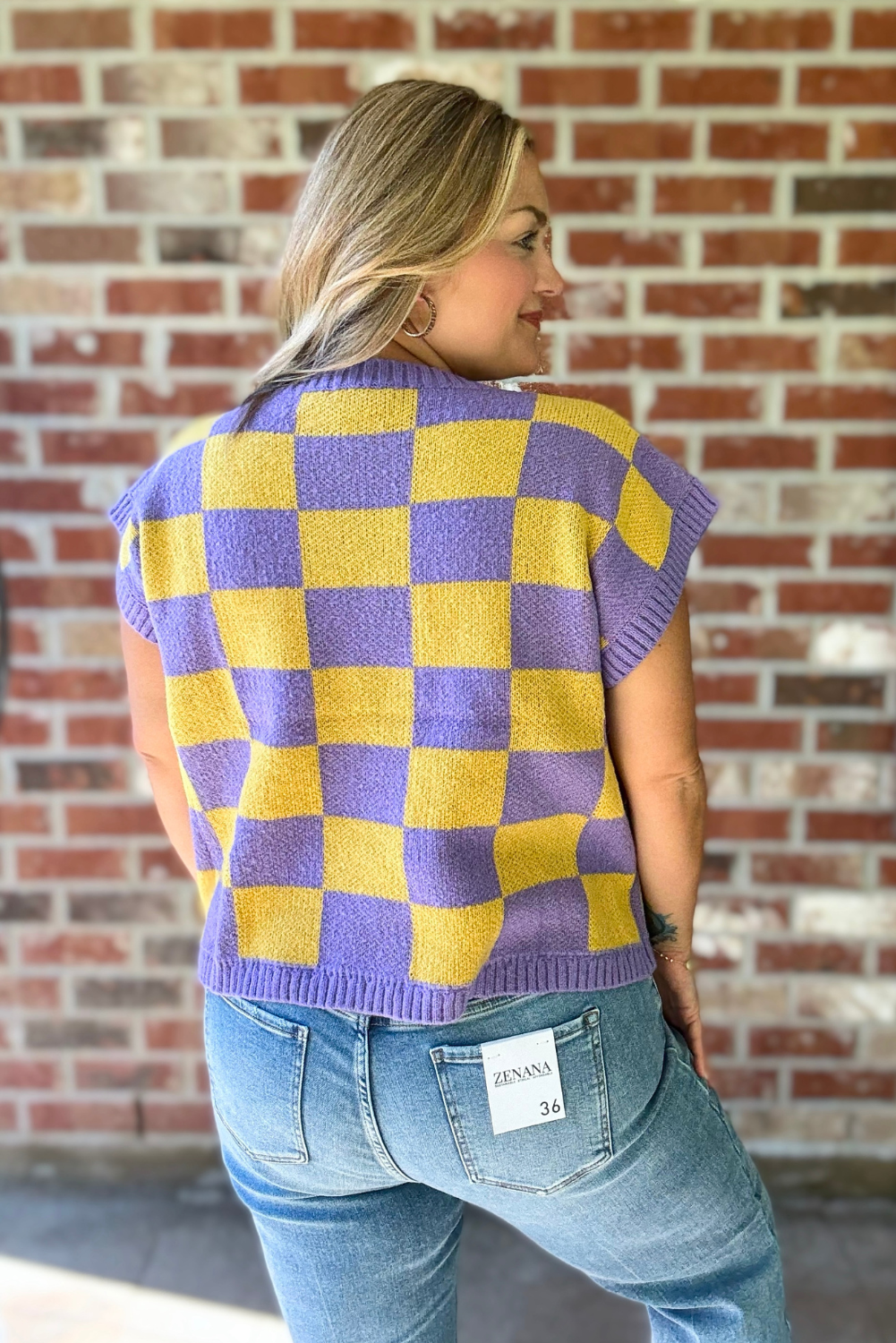 Gameday Sequin Sweater Top