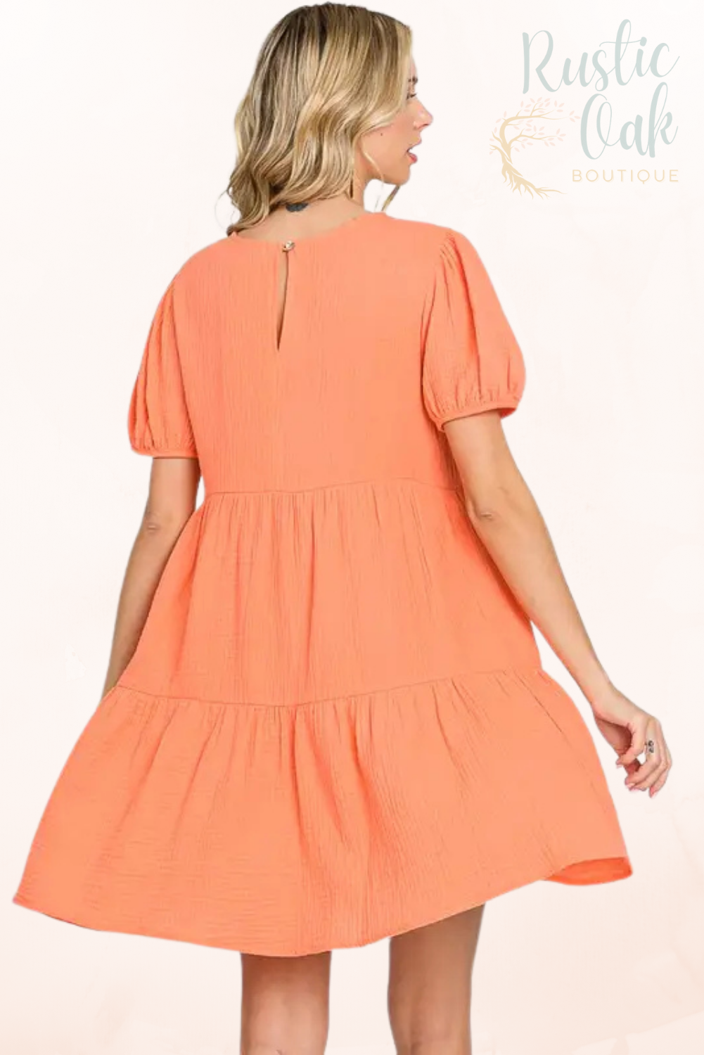 Sunset Tiered Gauze Dress