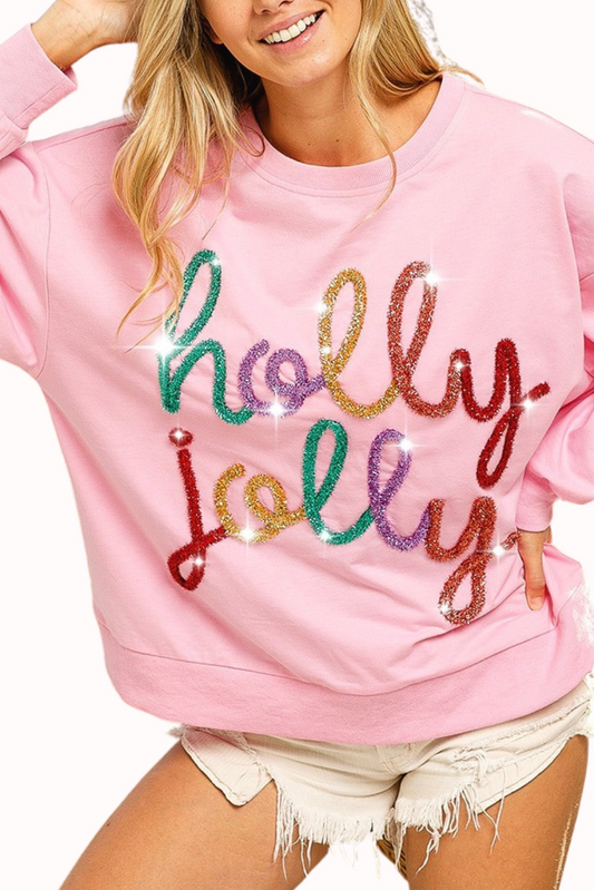 Holly Jolly French Terry Pullover