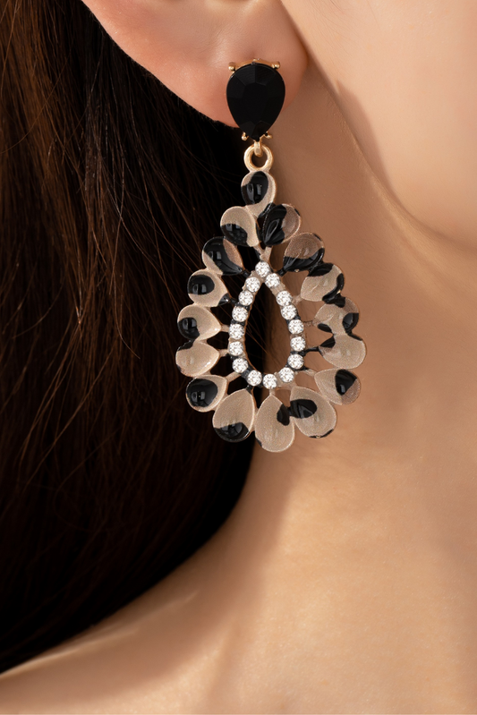 Wild and Glamorous Teardrop Earrings