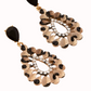 Wild and Glamorous Teardrop Earrings