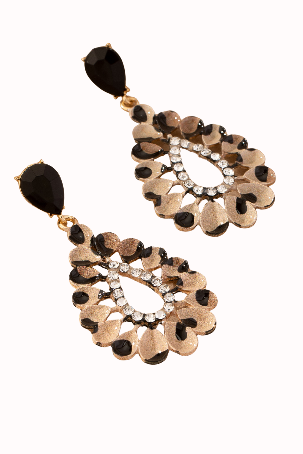 Wild and Glamorous Teardrop Earrings