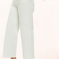 High Rise Tummy Control Crop Wide Leg Pants