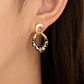 Leopard Print Drop Earrings