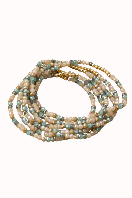 Radiant Glass Bracelets Set