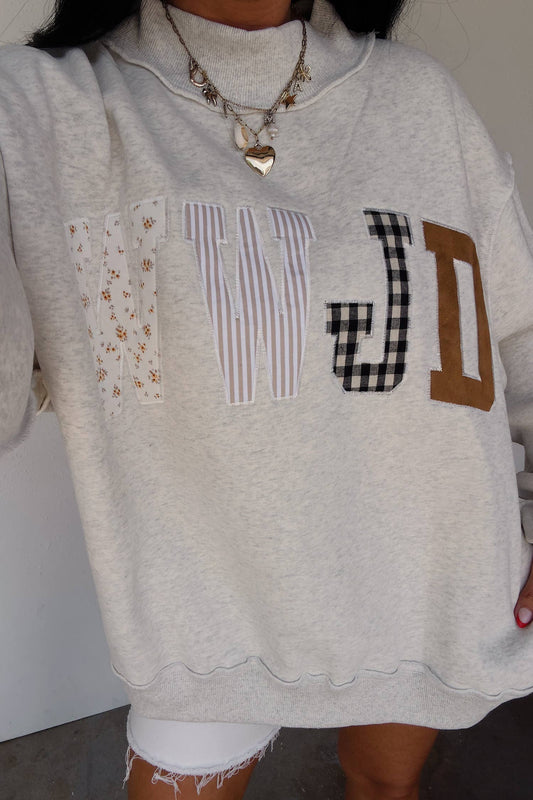 Faithful Journey Mock-Neck Pullover