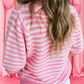 Love Knot Striped Sweater