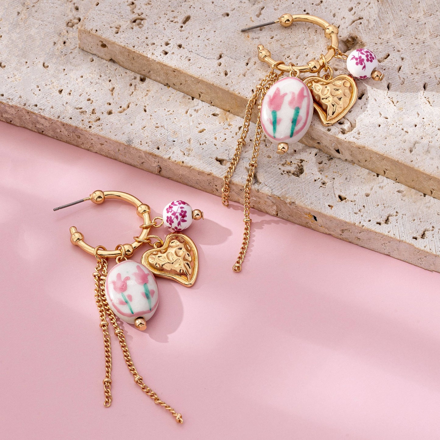 Vintage Spring Hoop Earrings