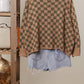 Checker Knit Sweater
