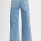 Risen High Rise Wide Crop Jeans