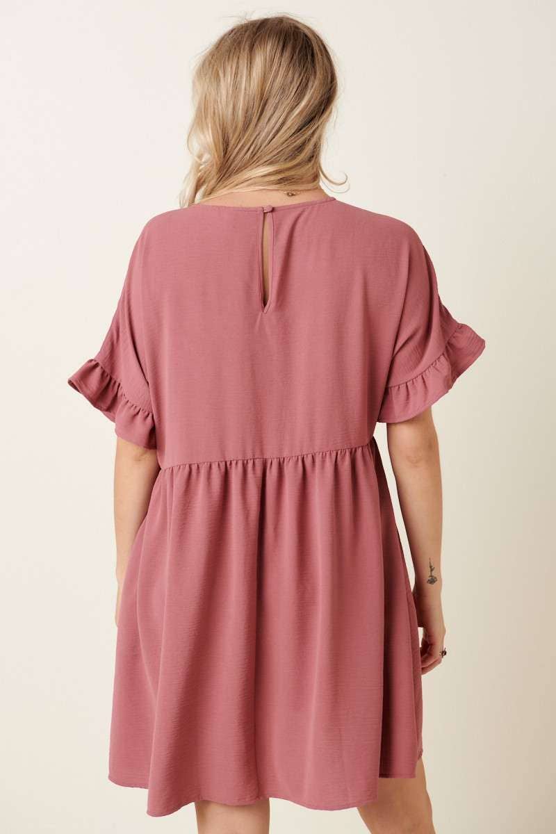 Mulberry Airy Mini Dress