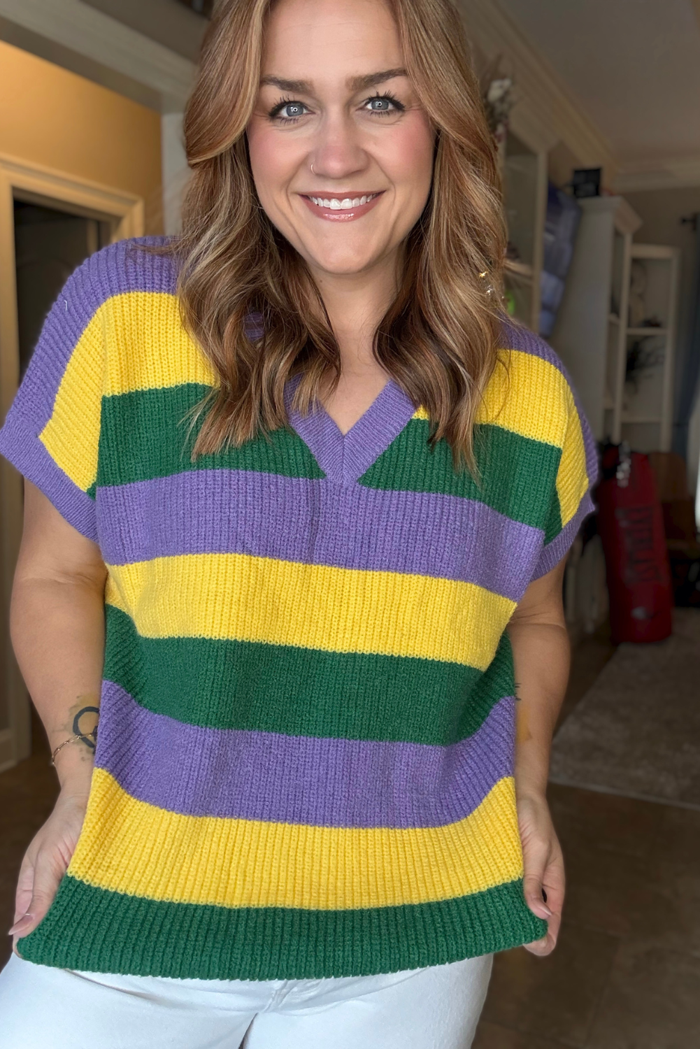 Mardi Gras Vibes Sweater