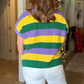 Mardi Gras Vibes Sweater