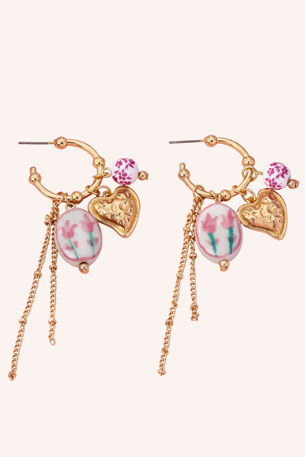 Vintage Spring Hoop Earrings