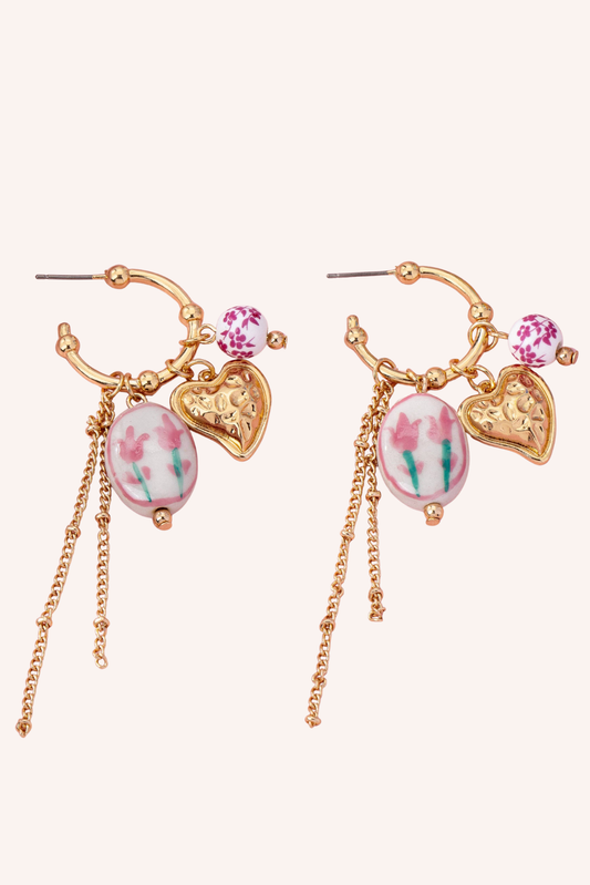 Vintage Spring Hoop Earrings