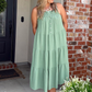 Sleeveless Tiered Cami Dress