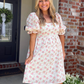 Soft Bloom Mini Dress