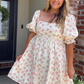 Soft Bloom Mini Dress