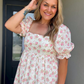 Soft Bloom Mini Dress