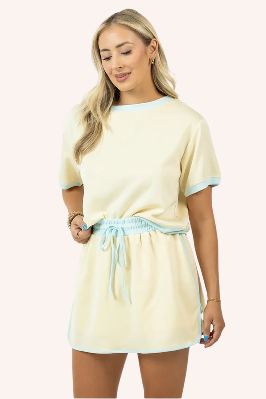 Lemon Breeze Two Piece Set