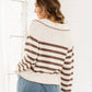 Cozy Mocha Stripe Sweater