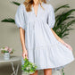 Spring Stripe Tiered Dress