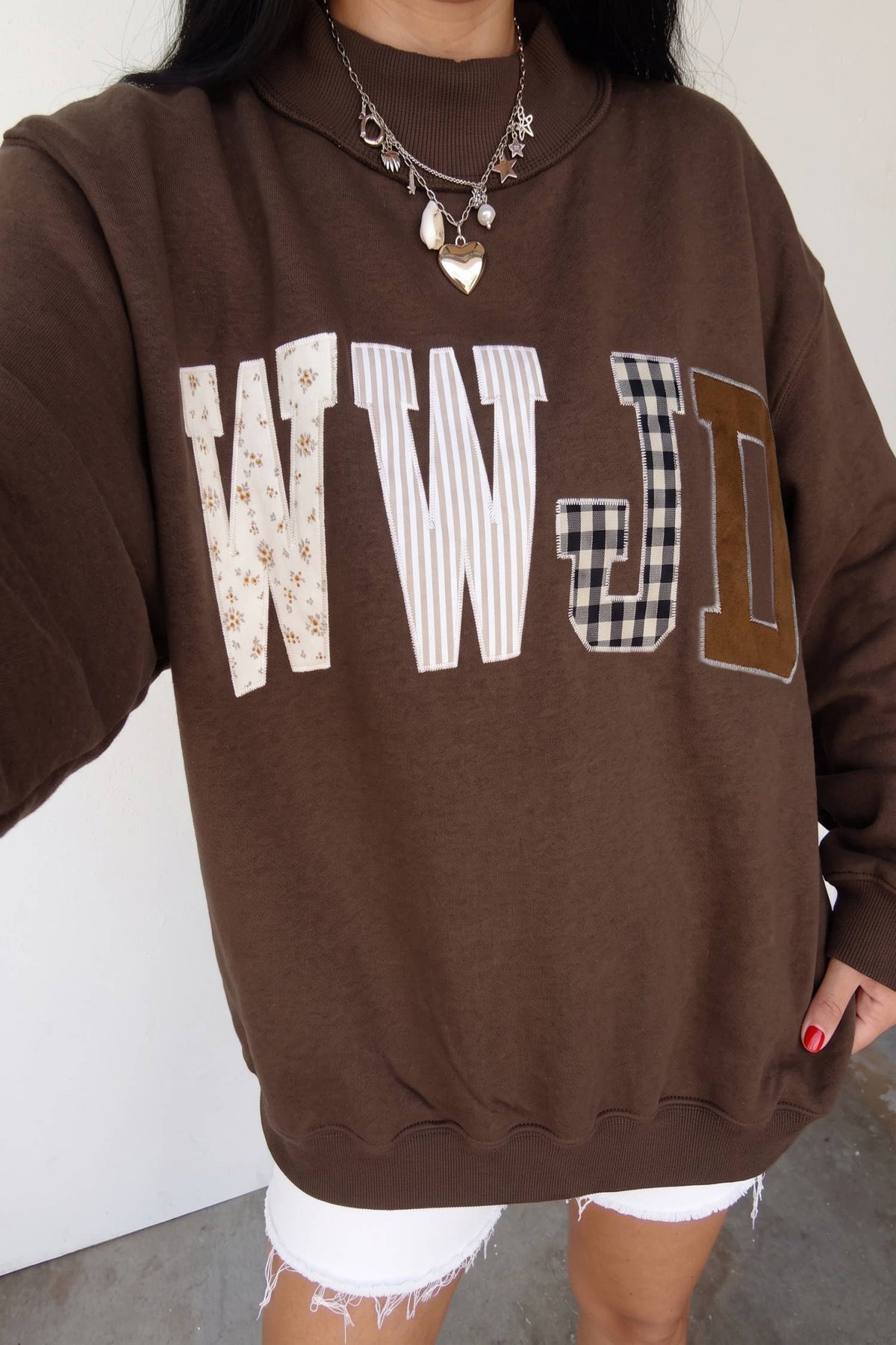 Faithful Journey Mock-Neck Pullover