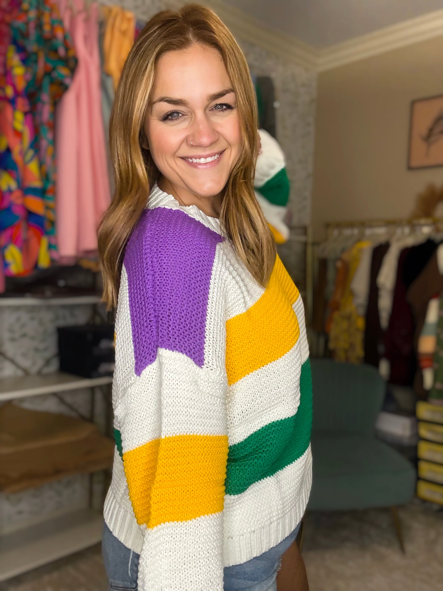 Throw Me Something Cozy Sweater