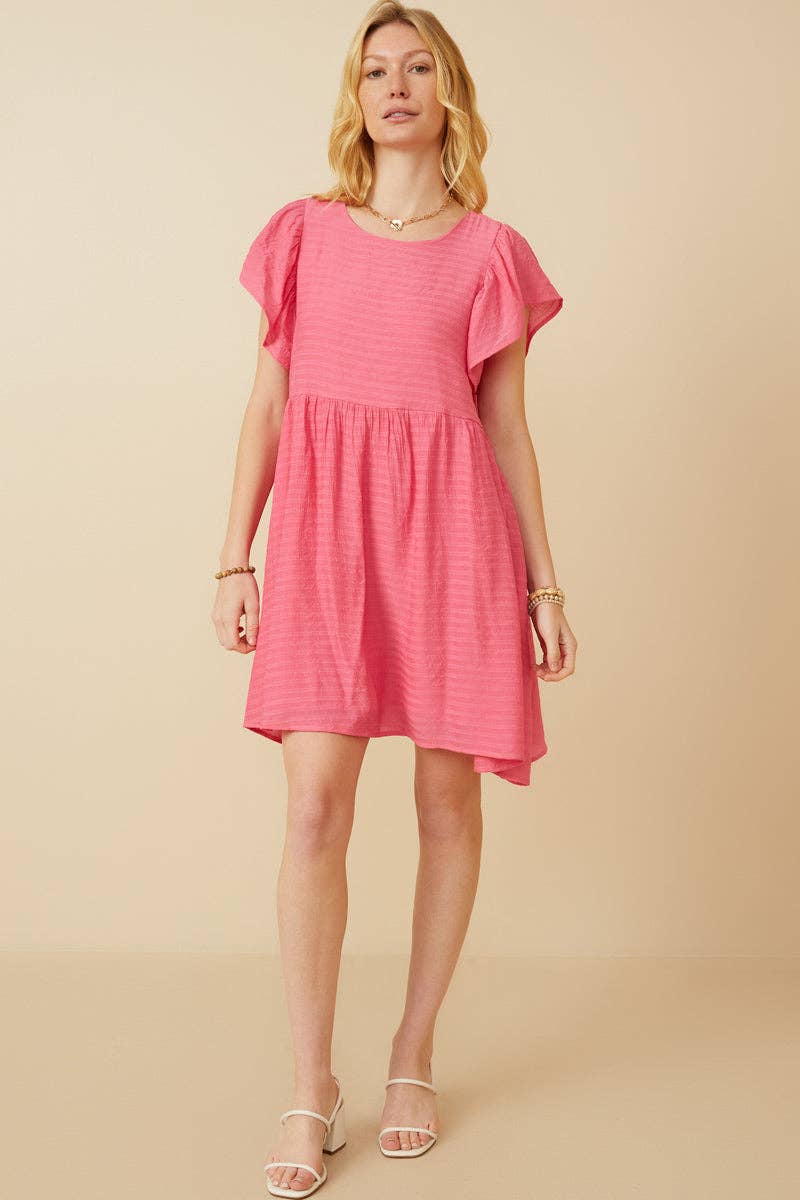 Pink Serene Texture  Dress