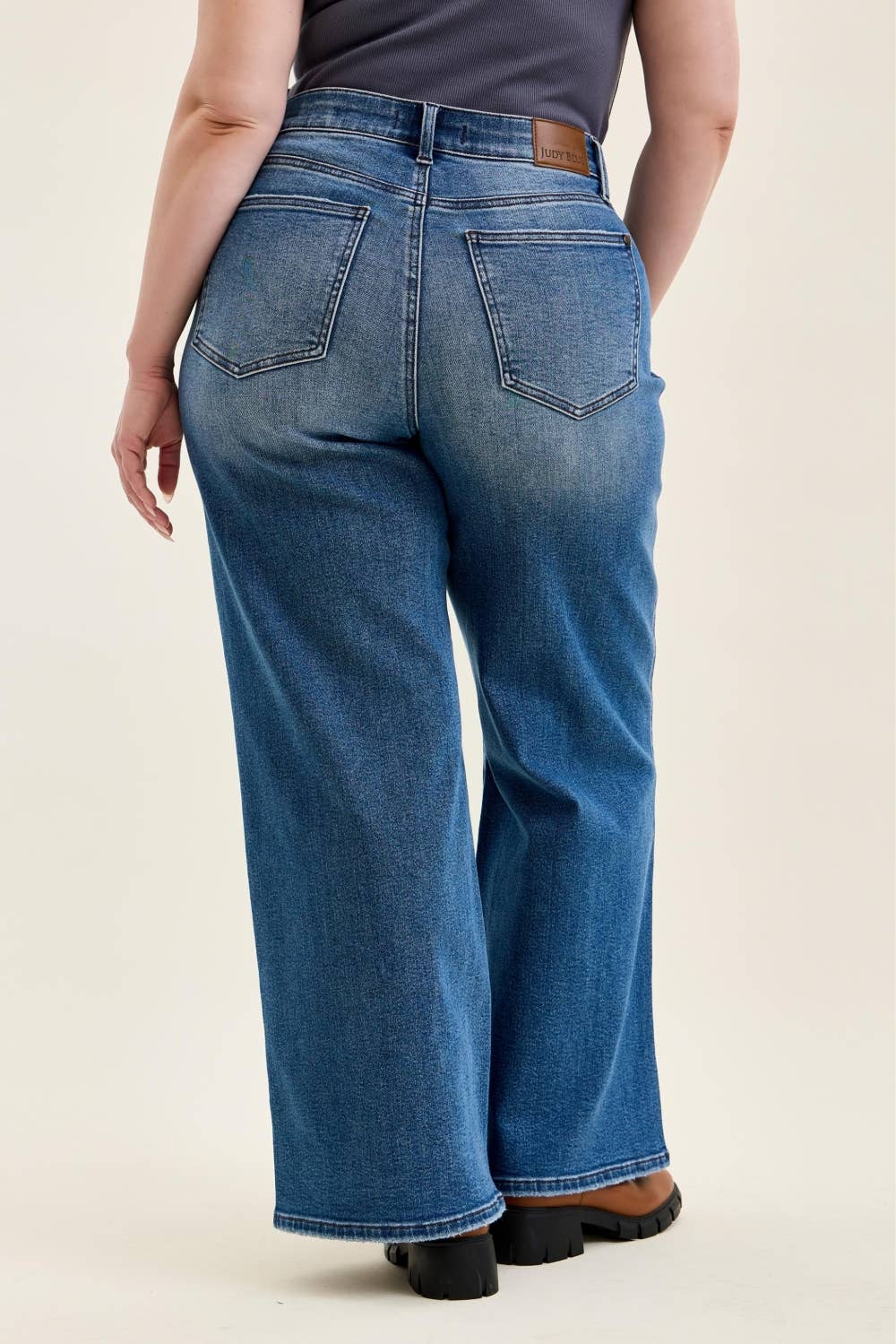 Judy Blue Retro Wide Leg Jeans