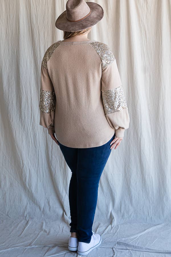 Plus Holiday Glimmer Sweater