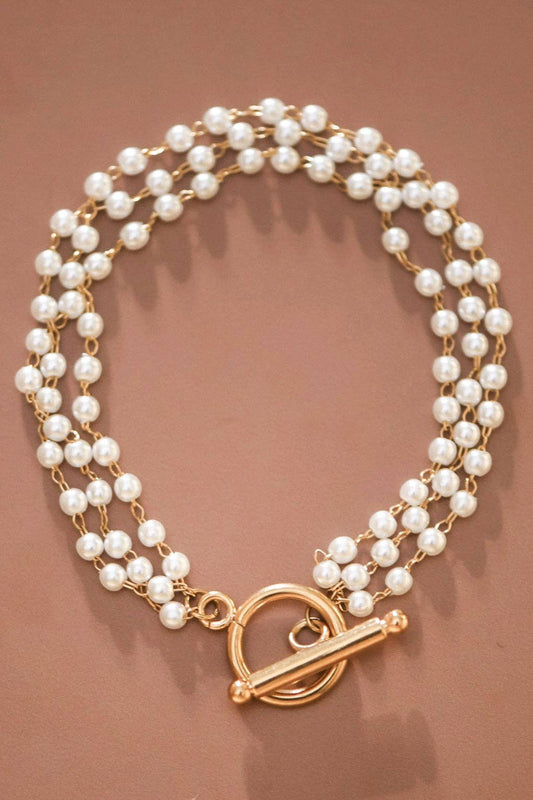Sunlit Pearl Bracelet