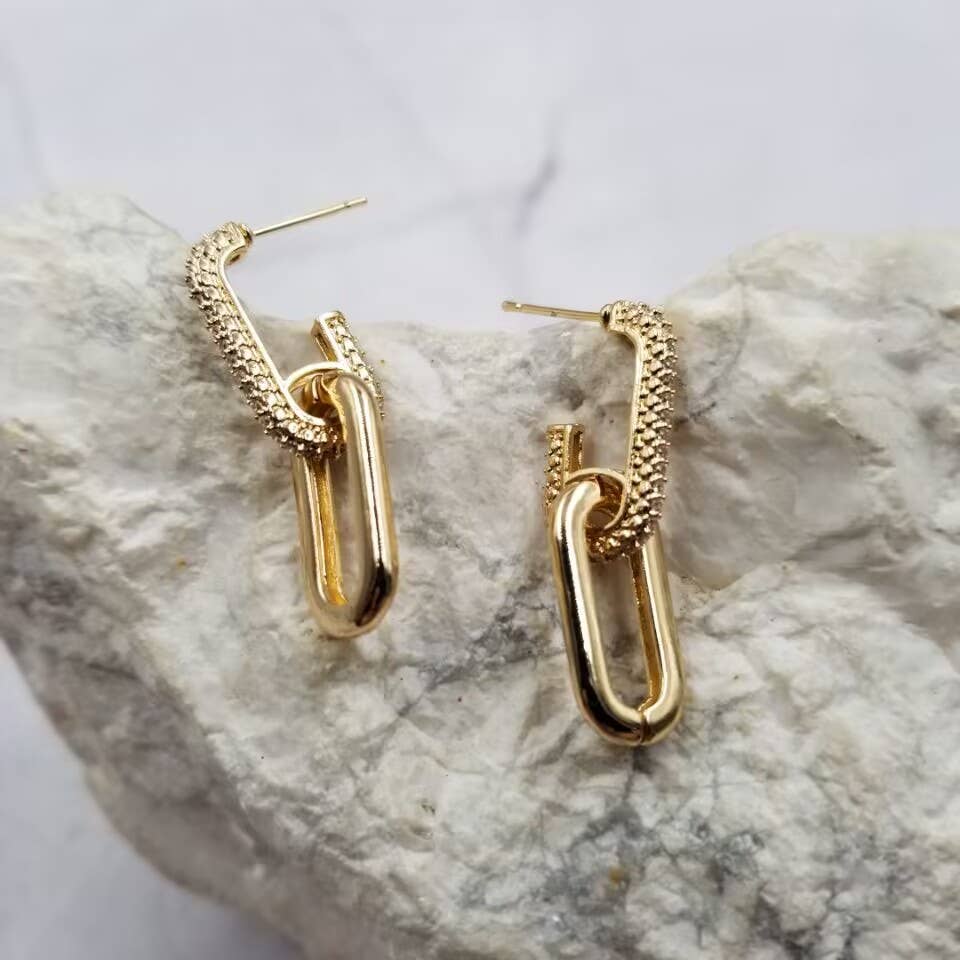 Linked in Style Earrings