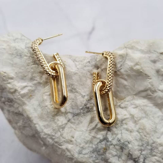 Linked in Style Earrings