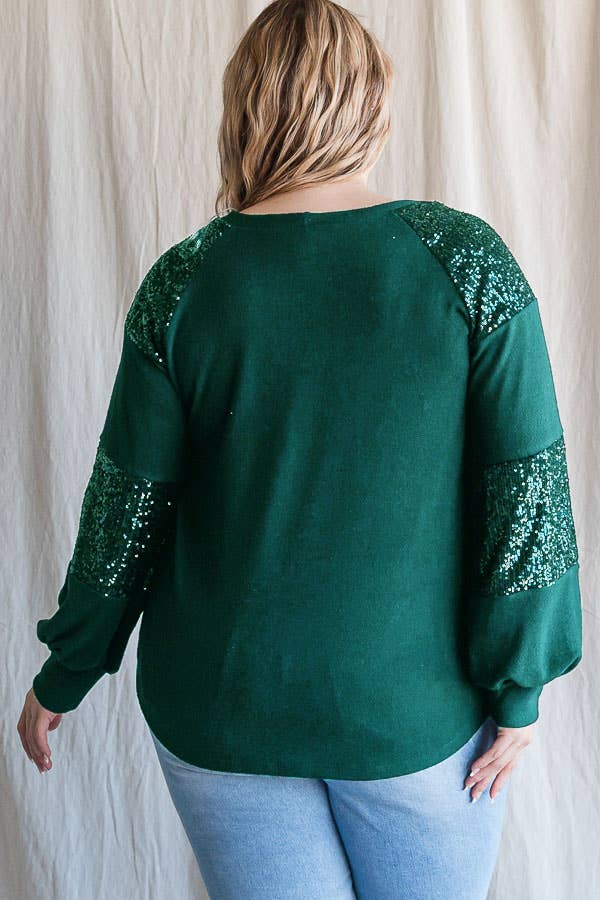 Plus Holiday Glimmer Sweater