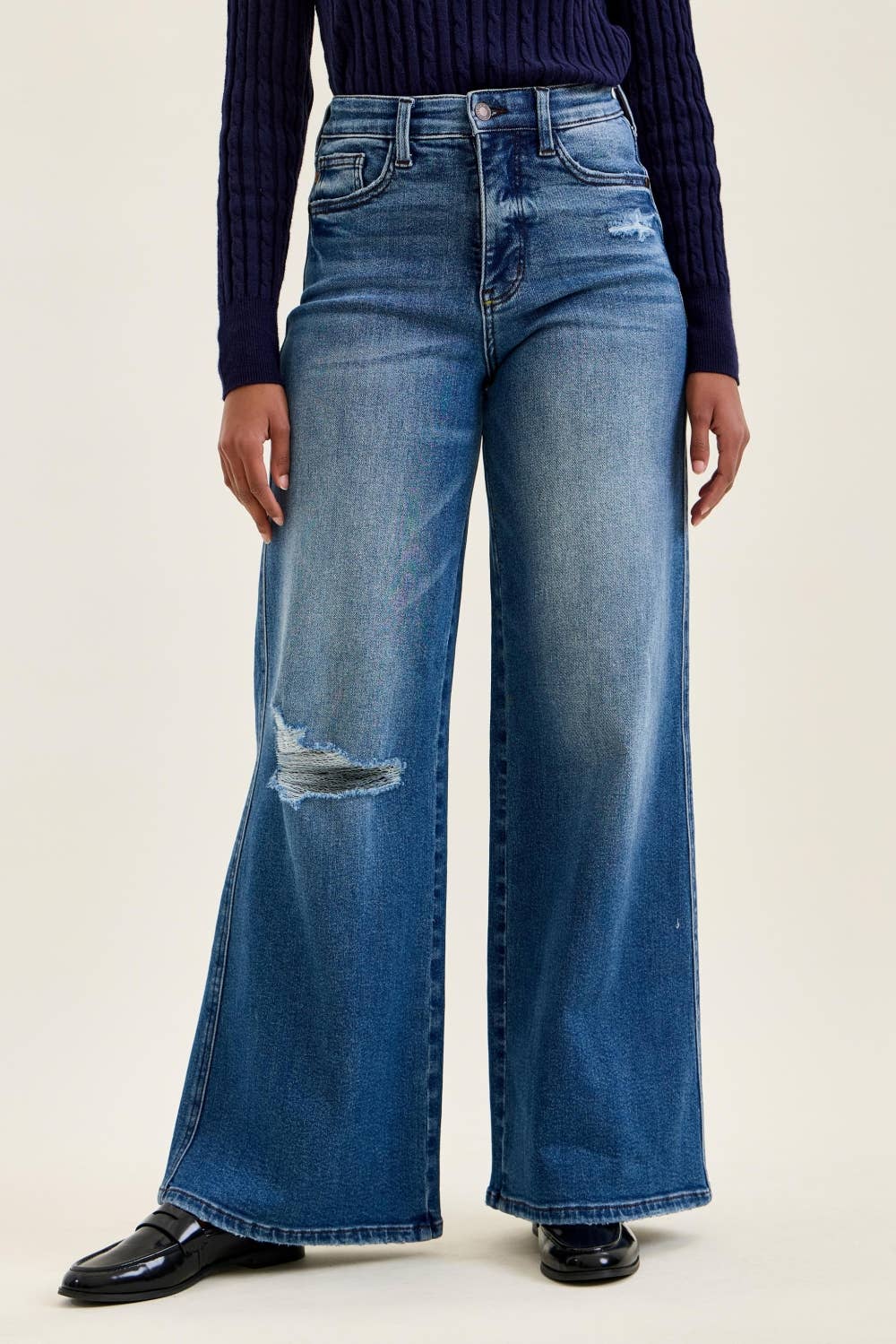 Judy Blue Retro Wide Leg Jeans