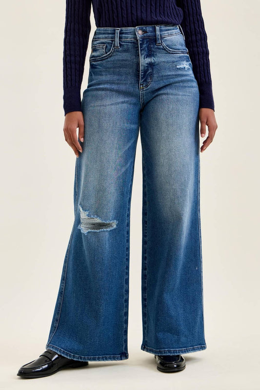 Judy Blue Retro Wide Leg Jeans