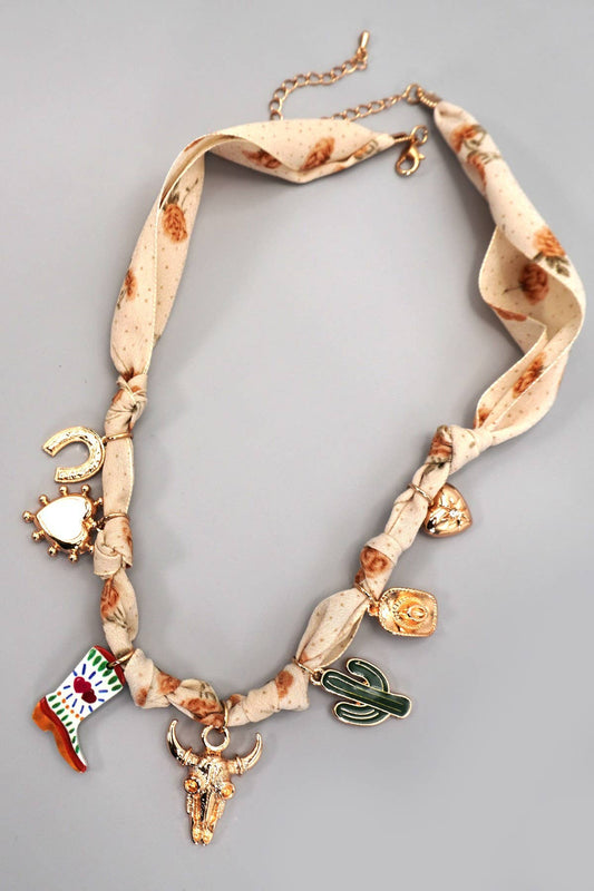 Desert Darling Scarf Necklace