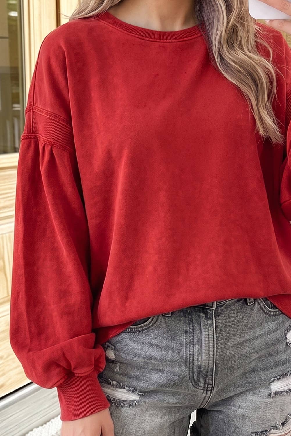 Comfort Cutout Sweatshirt