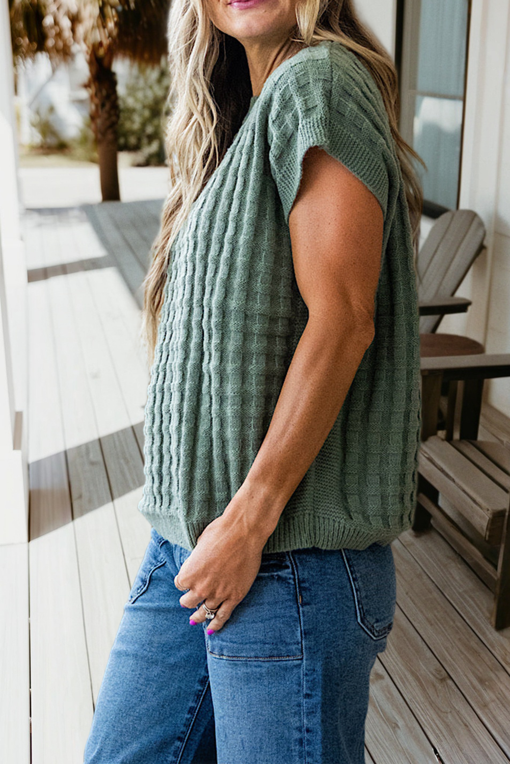 The Textured Essential Sweater