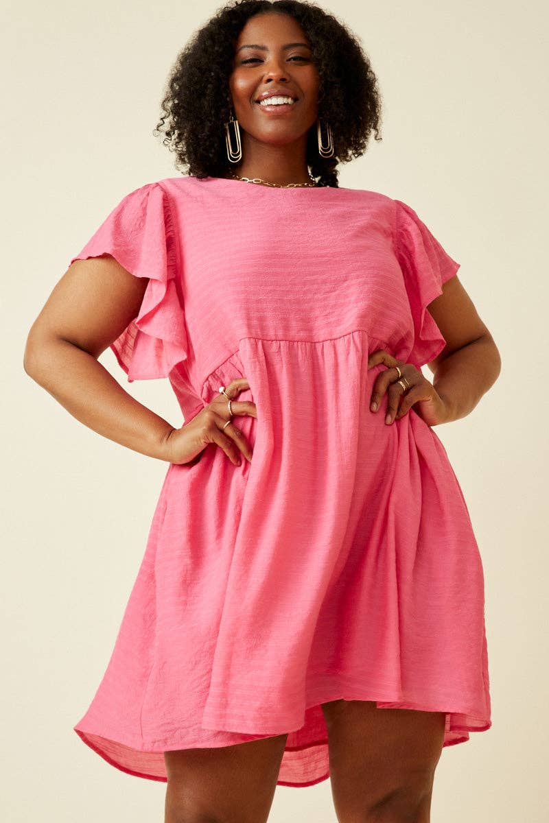 Pink Serene Texture  Dress