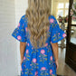 Summer Blues Floral Dress