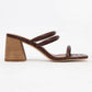 Chestnut Charm Block Heels