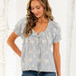 Whisper Blue Top