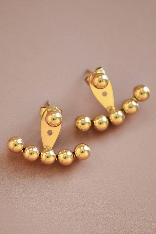 Golden Bead Jacket Studs