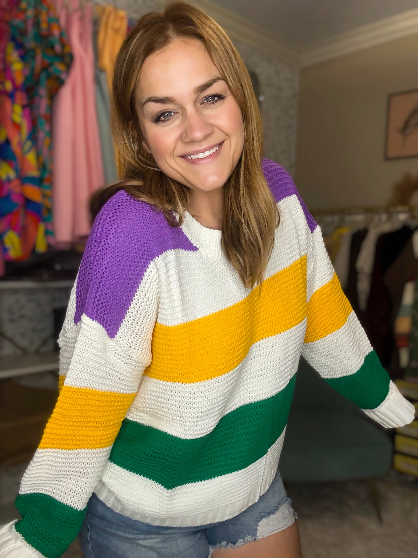 Throw Me Something Cozy Sweater