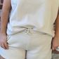 French Terry Textured Shorts