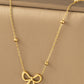 Gold Bowknot Pendant Choker Necklace