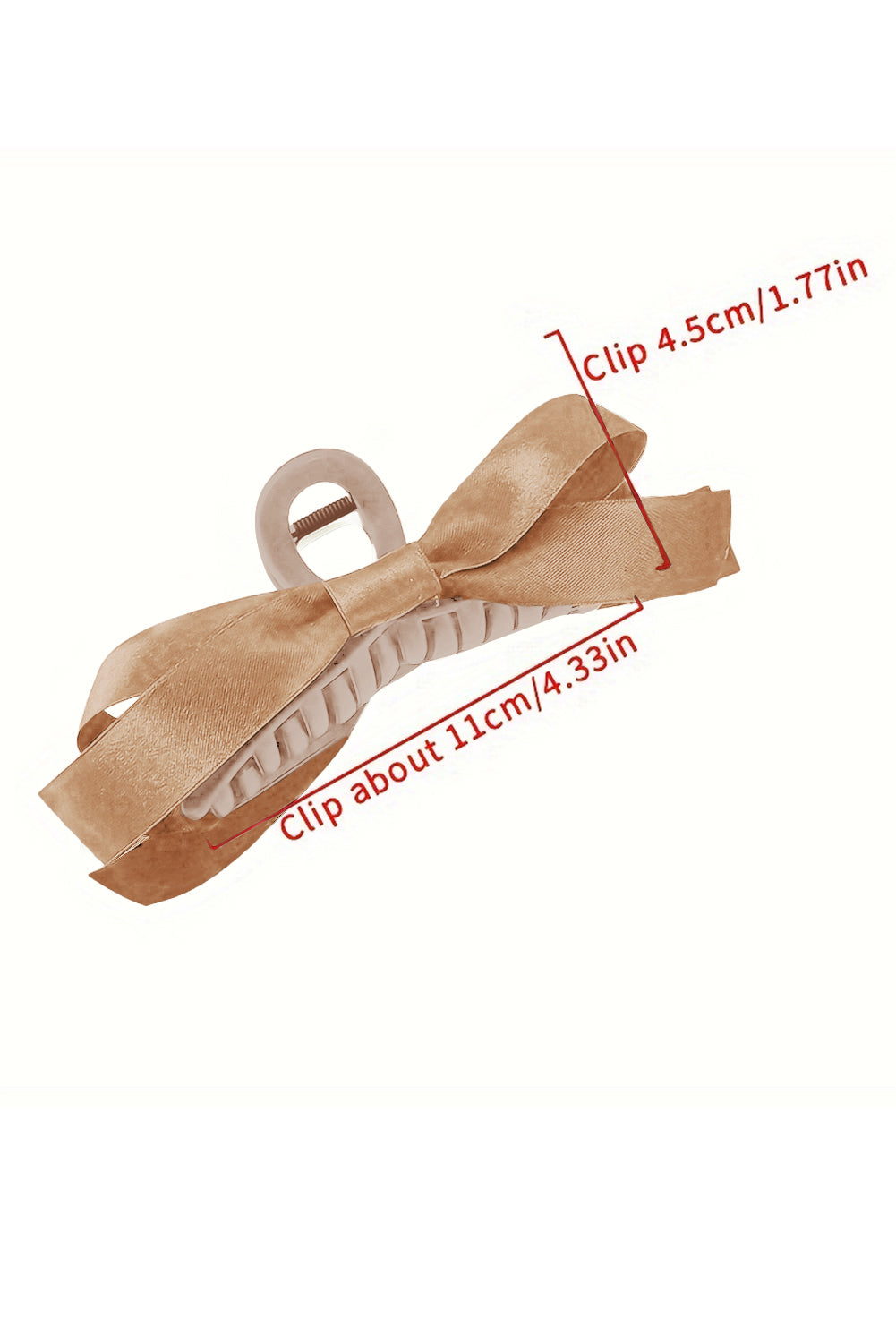 Trendy Bow Large Hair Claw Clip